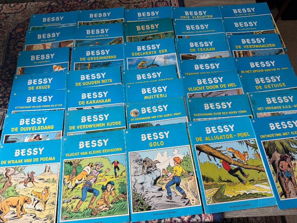 Bessy. Willy Vandersteen. 36 Albums., Boeken, Stripboeken, Willy Vandersteen, Ophalen of Verzenden, Zo goed als nieuw, Meerdere stripboeken