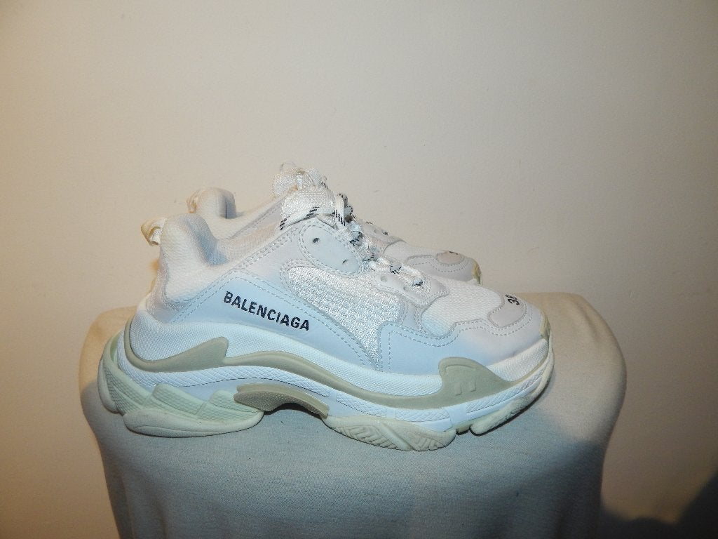 Balenciaga sneakers triple s stoer merk stiksel origineel 38, Balenciaga, Verzenden, Wit, Sneakers of Gympen