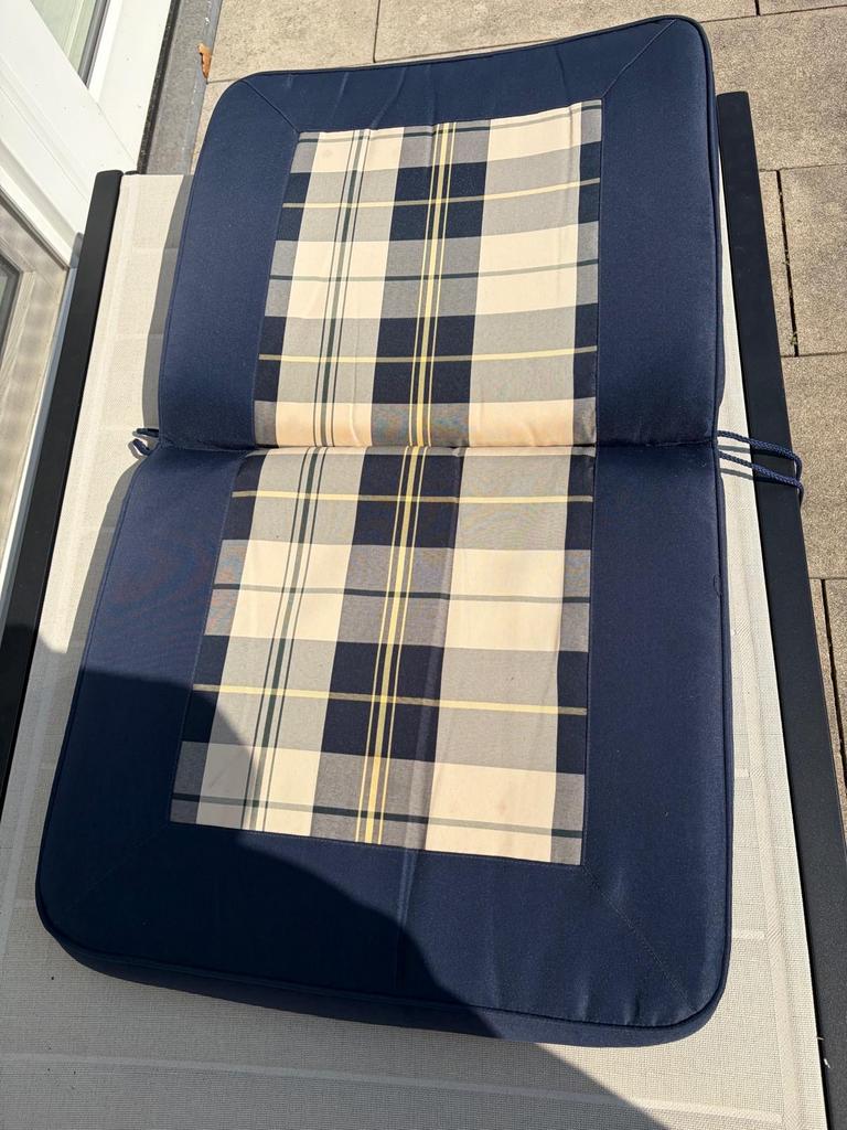 4x Tuinstoelkussens, Tuin en Terras, Tuinmeubel-accessoires, Ophalen, Gebruikt