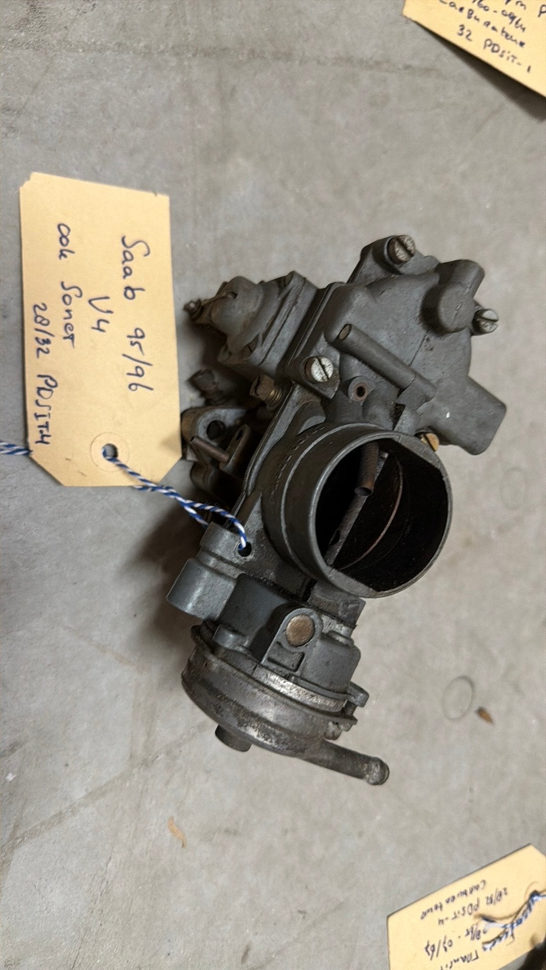 Saab 95/96 V4 Solex 28/32 PDSIT-4 Carburateur, Ophalen, Gebruikt, Saab