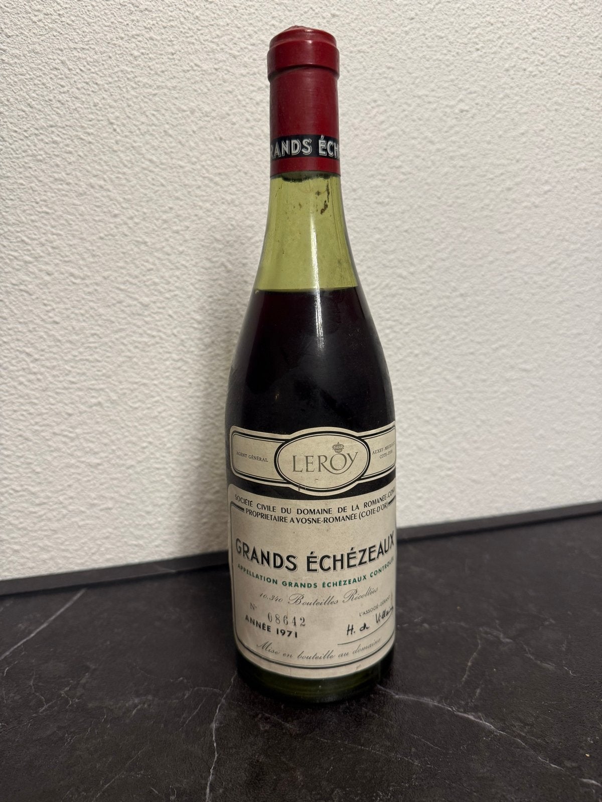 Domaine de la Romanée-Conti Grands Échézeaux 1971 – Leroy, Ophalen, Gebruikt, Frankrijk, Rode wijn