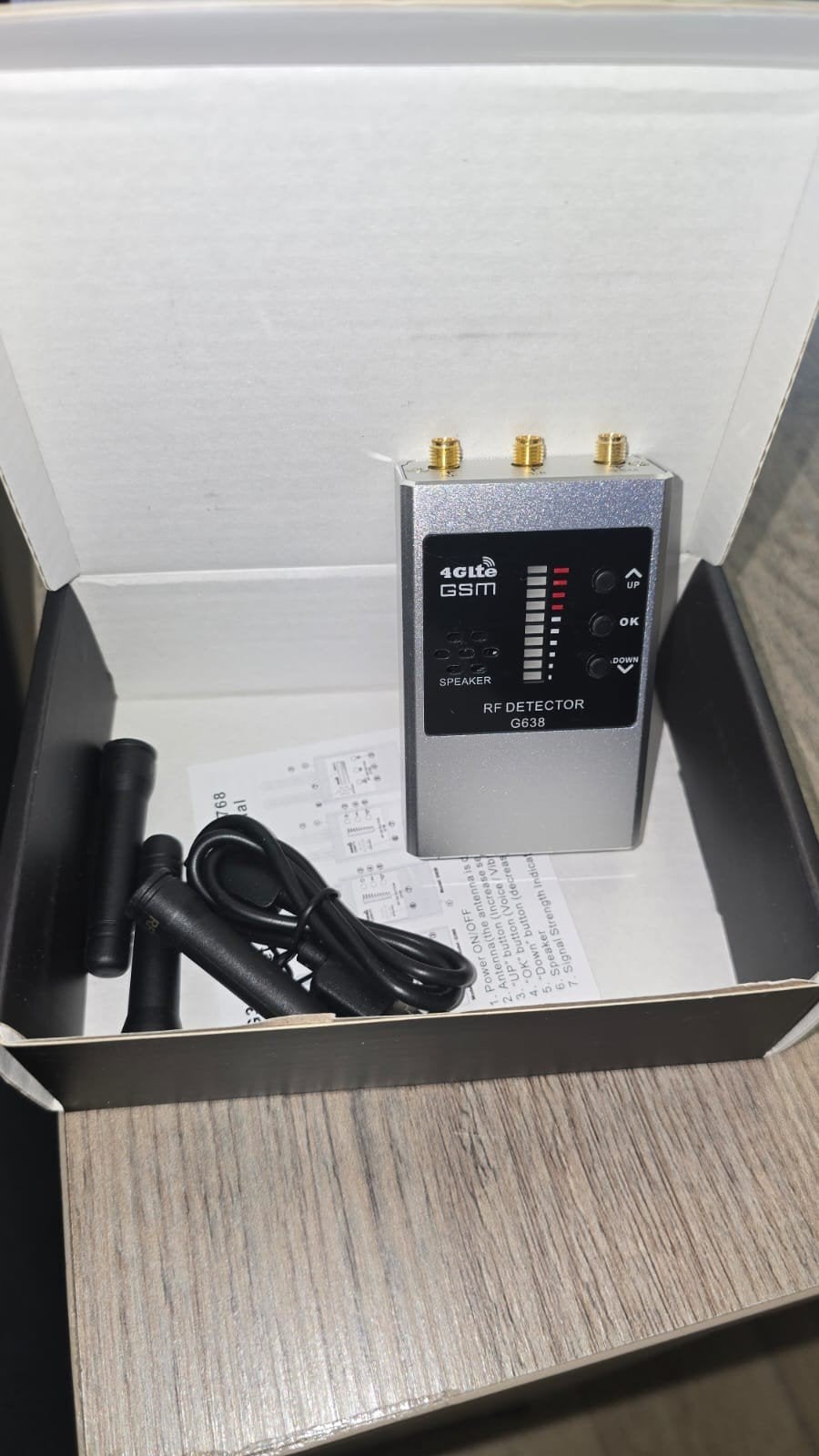 Nieuwe RF Detector G518 - 4G LTE GSM Signaal Detector, Ophalen, Nieuw