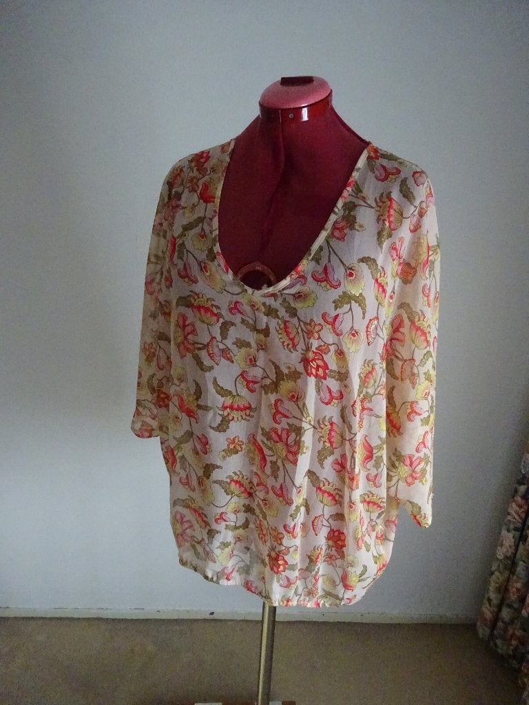 Norah blouse top mt 46, Overige kleuren, Verzenden, Maat 46/48 (XL) of groter, Zo goed als nieuw