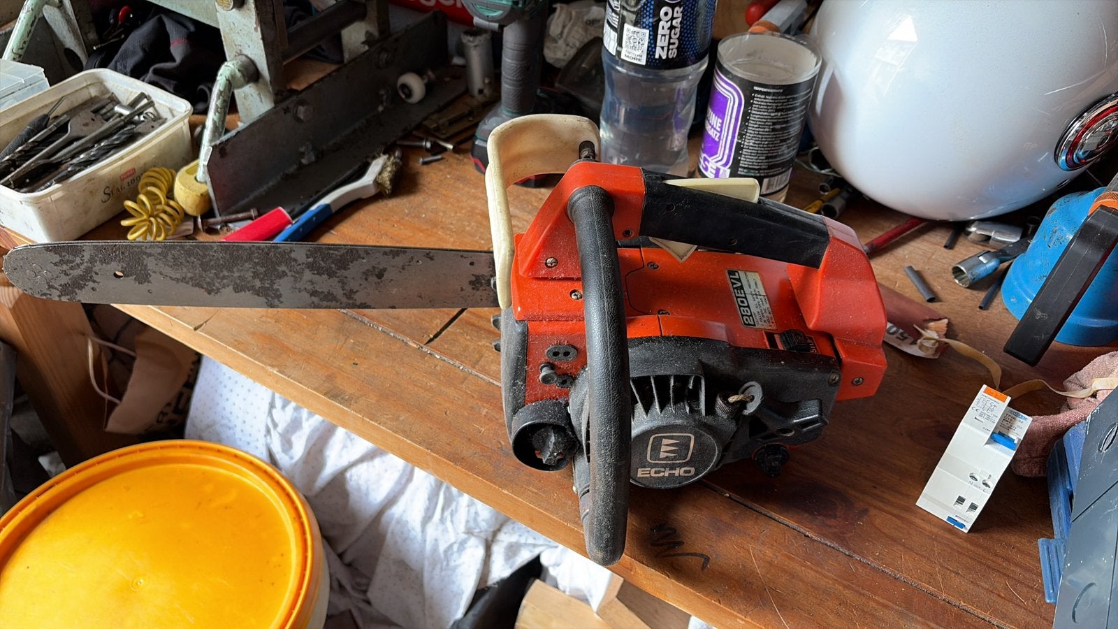 Kettingzaag ECHO CS-280EVL, Tuin en Terras, Hand-tuingereedschap, Ophalen, Gebruikt