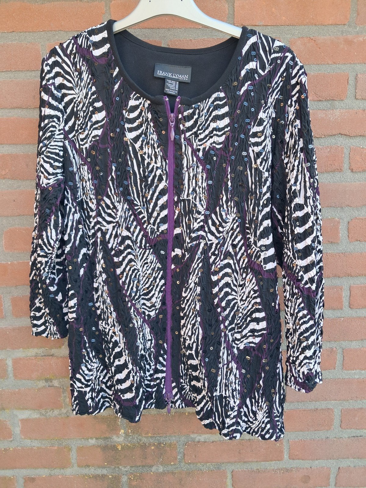 Gala jasje met driekwart mouwen van FRANK LYMAN. Maat 46., Ophalen of Verzenden, Zo goed als nieuw, Maat 46/48 (XL) of groter