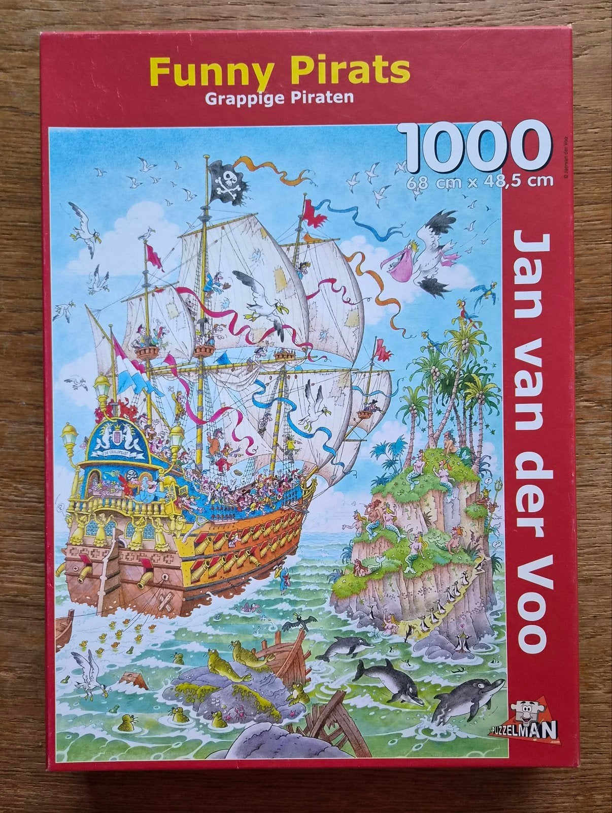 Puzzelman.  Funny Pirates. Grappige Piraten, Ophalen of Verzenden, 500 t/m 1500 stukjes, Zo goed als nieuw