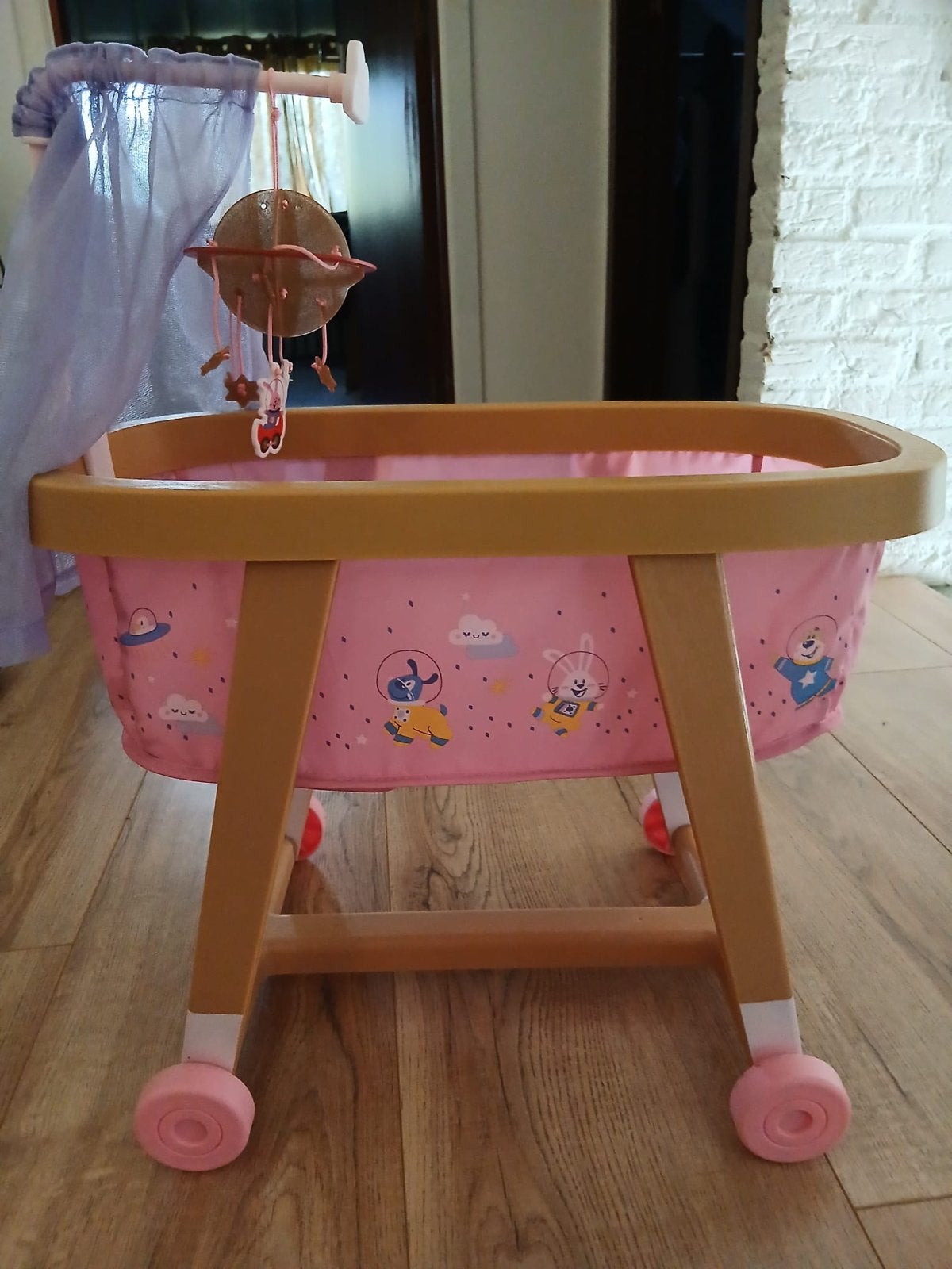 Baby Born poppen met wiegje en veel accessoires, Ophalen, Gebruikt, Babypop