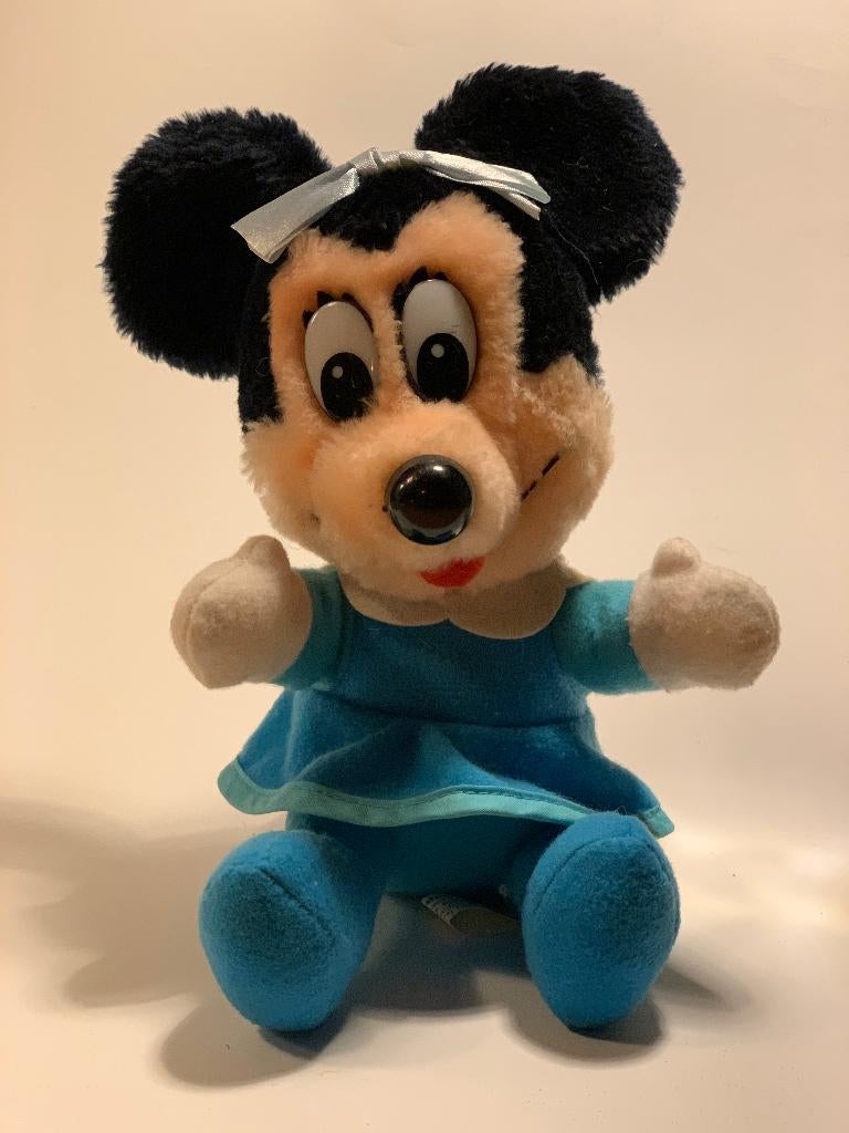 Walt Disney Mickey's Christmas Carol Knuffel Minnie Mouse, Ophalen of Verzenden, Mickey Mouse, Gebruikt, Knuffel