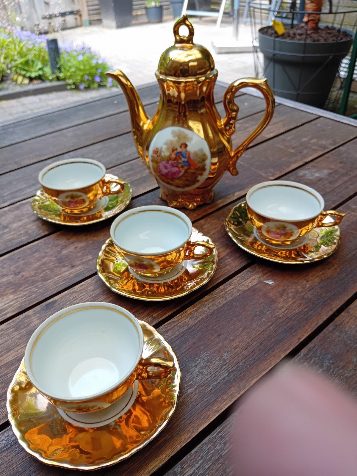 Servies, Antiek en Kunst, Antiek | Servies compleet, Ophalen of Verzenden