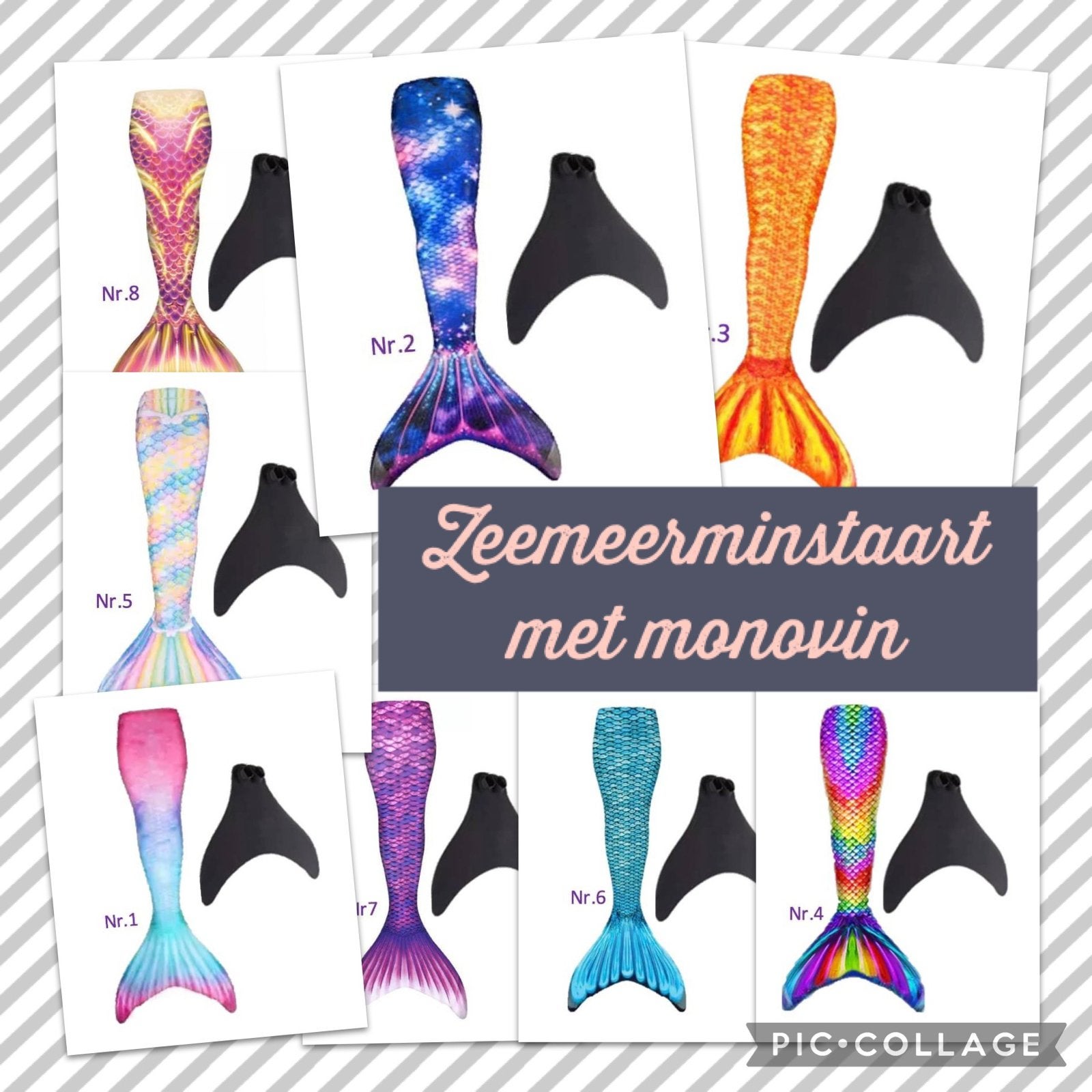 Nieuwe zeemeermin staarten met monivin, Kinderen en Baby's, Kinderkleding | Kinder-zwemkleding, Meisje, One size, Ophalen of Verzenden