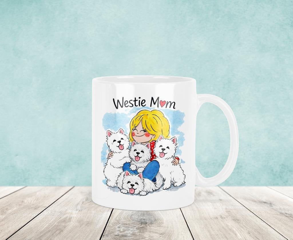 Westie Mom Mok - Blond Stijl, Verzenden, Nieuw, Keramiek, Kop(pen) en/of Schotel(s)