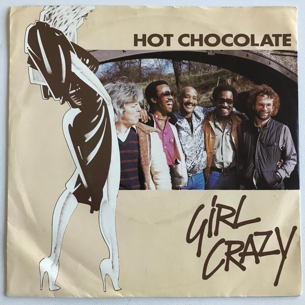Hot Chocolate - Girl Crazy (Single, 1982), Fotohoes, Ophalen of Verzenden, Gebruikt, Pop