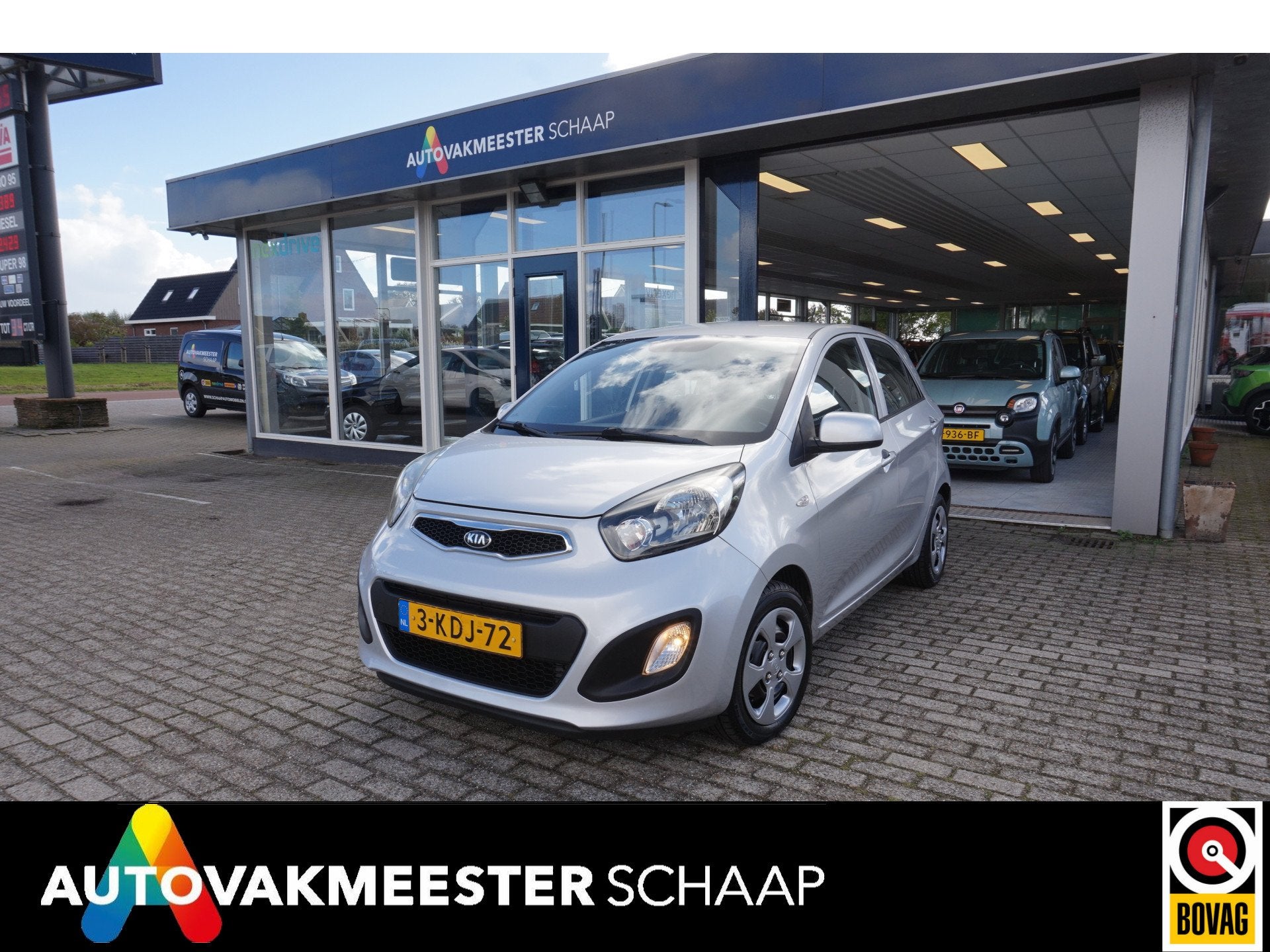 Kia Picanto 1.2 CVVT ISG Comfort Pack Incl nw apk/beurt & 3, Auto's, Voorwielaandrijving, Euro 5, Gebruikt, Zwart