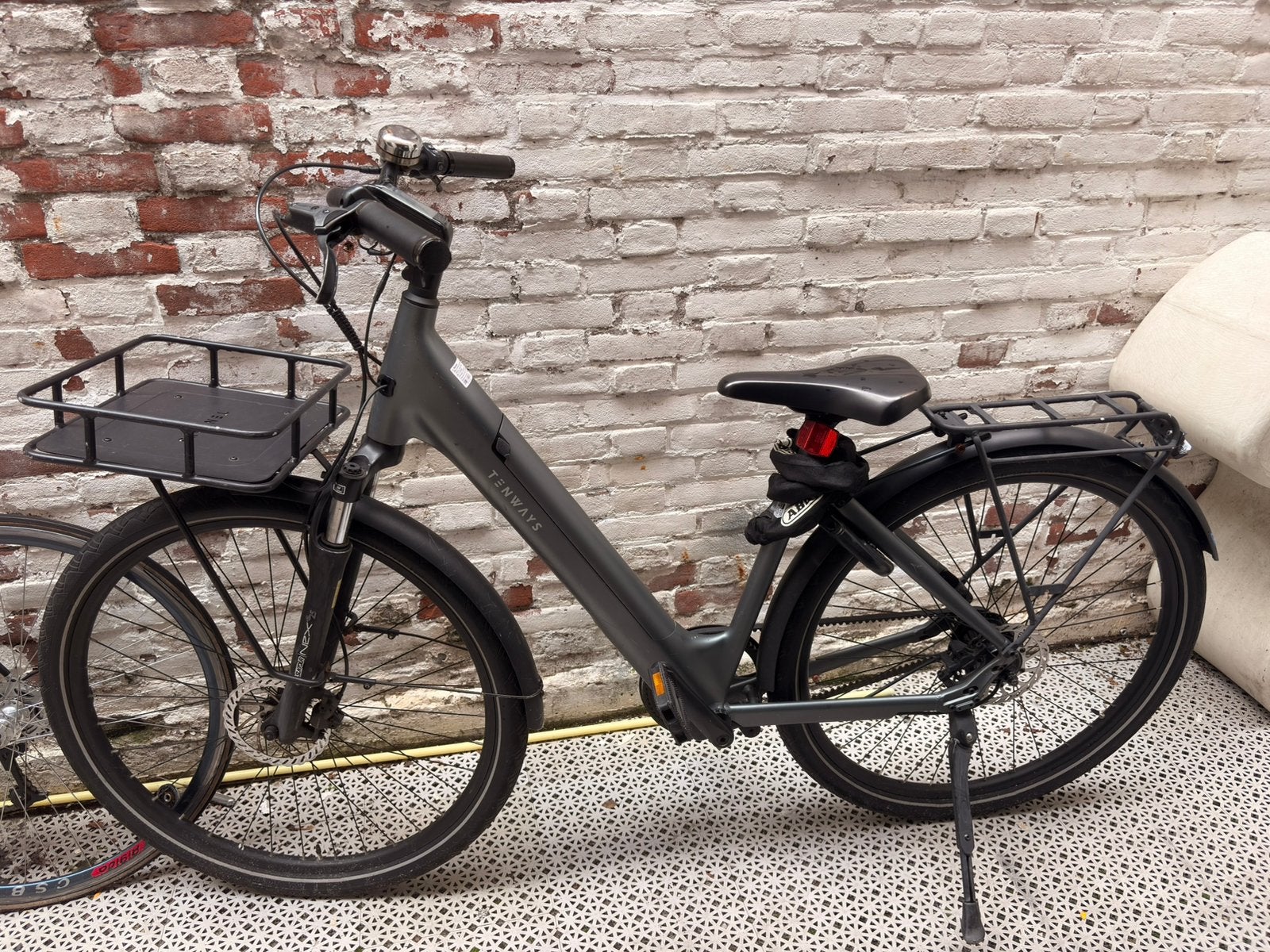 Tenways CGO800S - Elektrische fiets - grijs, Zo goed als nieuw, 47 tot 51 cm, 30 tot 50 km per accu, Ophalen