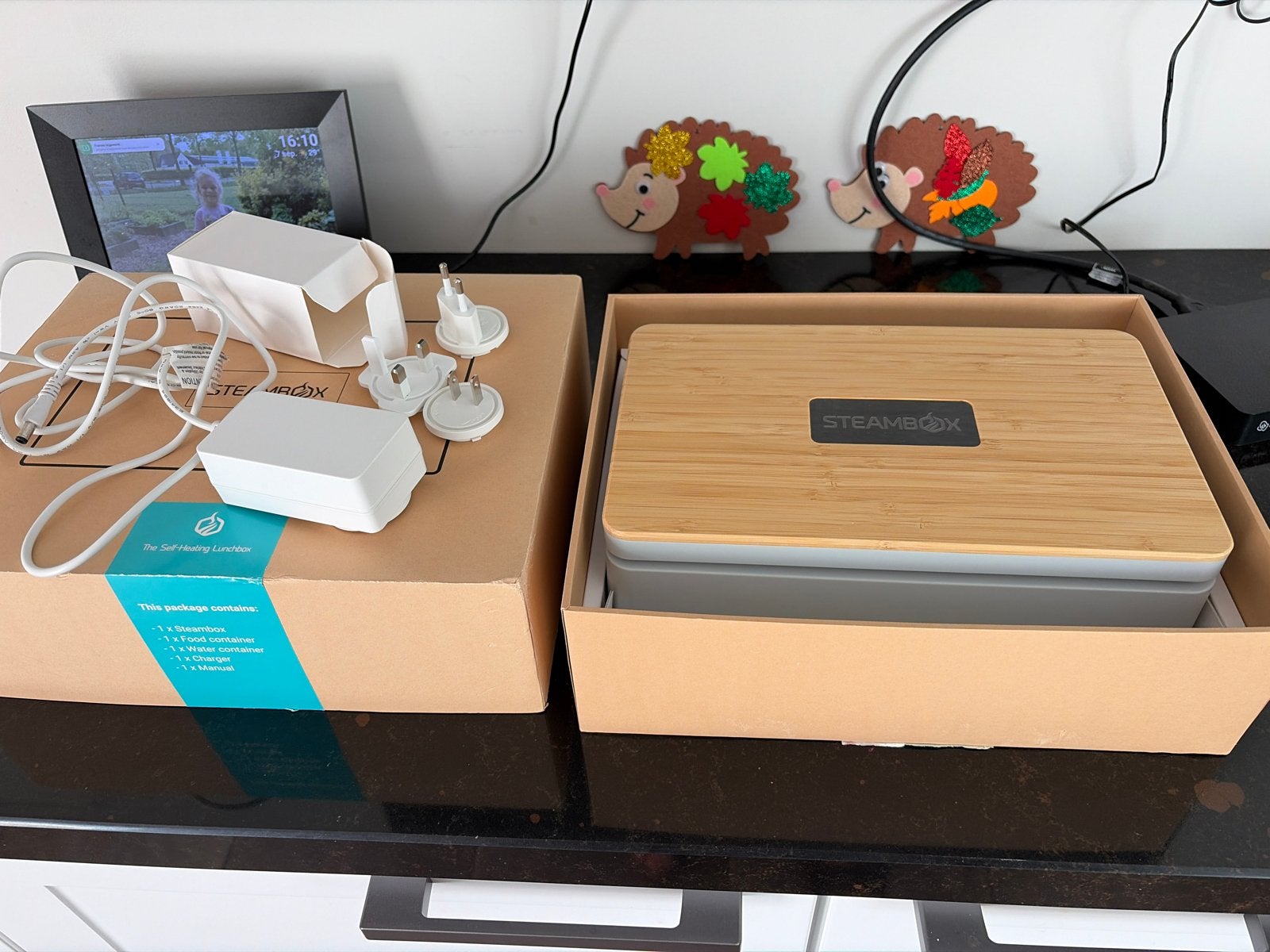Steambox Zelfverwarmende Lunchbox - Nieuwstaat, Ophalen of Verzenden, Zo goed als nieuw
