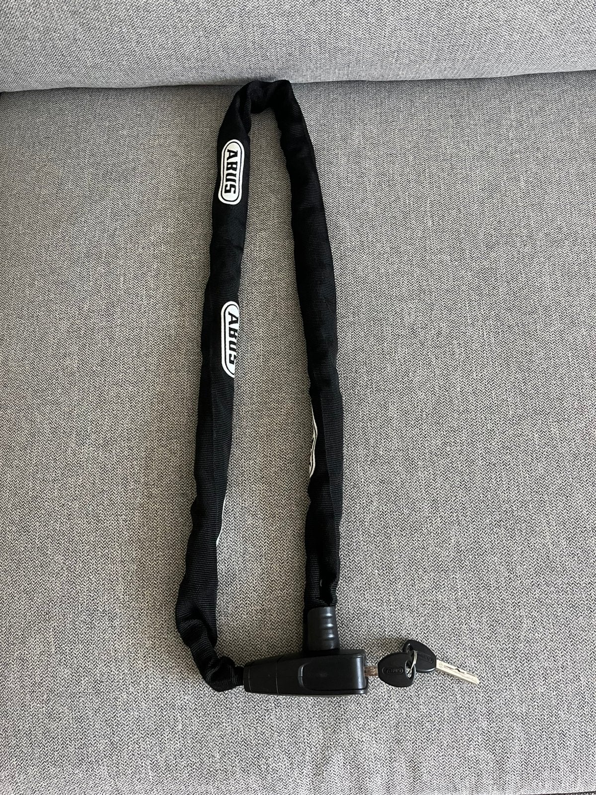 Abus kettingslot Abus D-58292 Wetter zwart, Ophalen of Verzenden, Zo goed als nieuw, Kettingslot