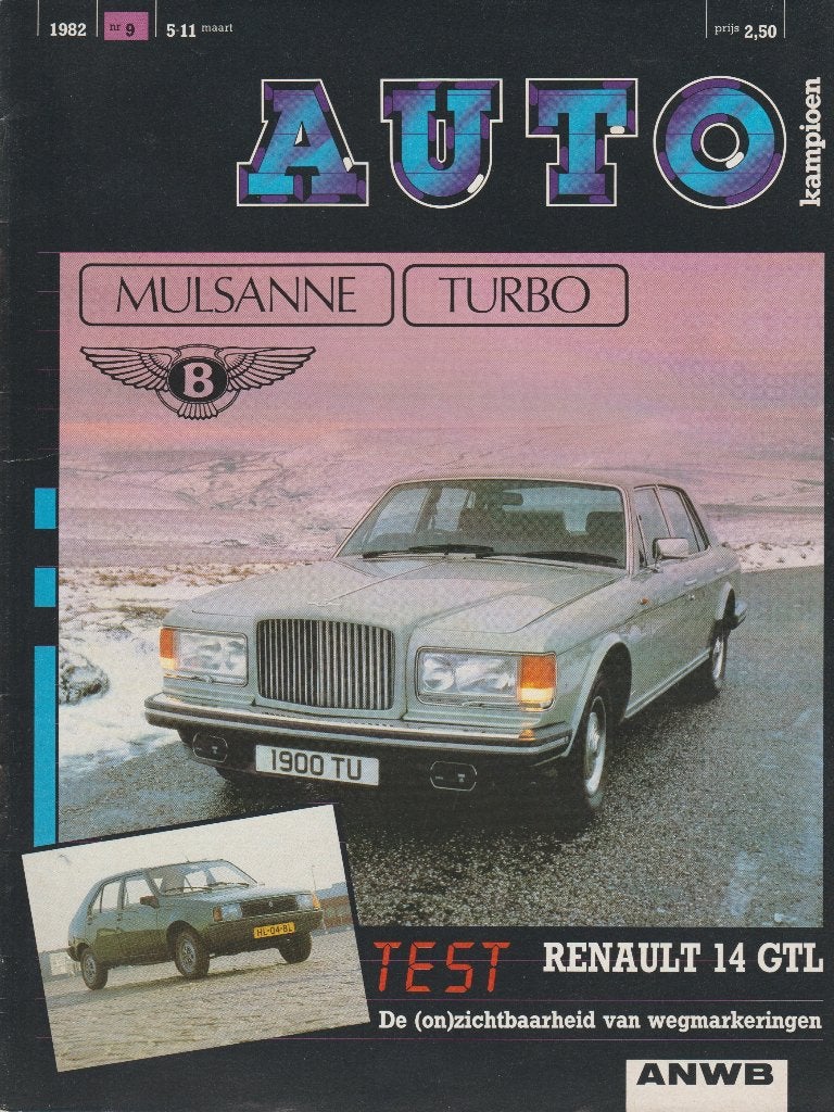 Bentley Mulsanne Turbo in Autokampioen, Gelezen, Ophalen of Verzenden, Autokampioen, Overige merken
