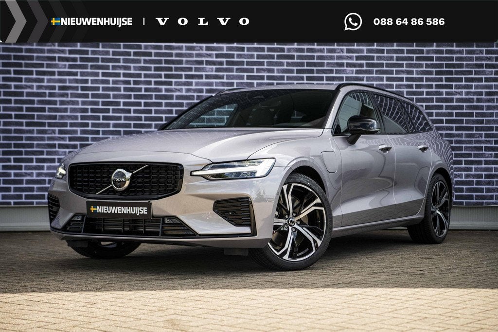 Volvo V60 T6 Plug-in hybrid AWD Ultra Dark | Google | Long R