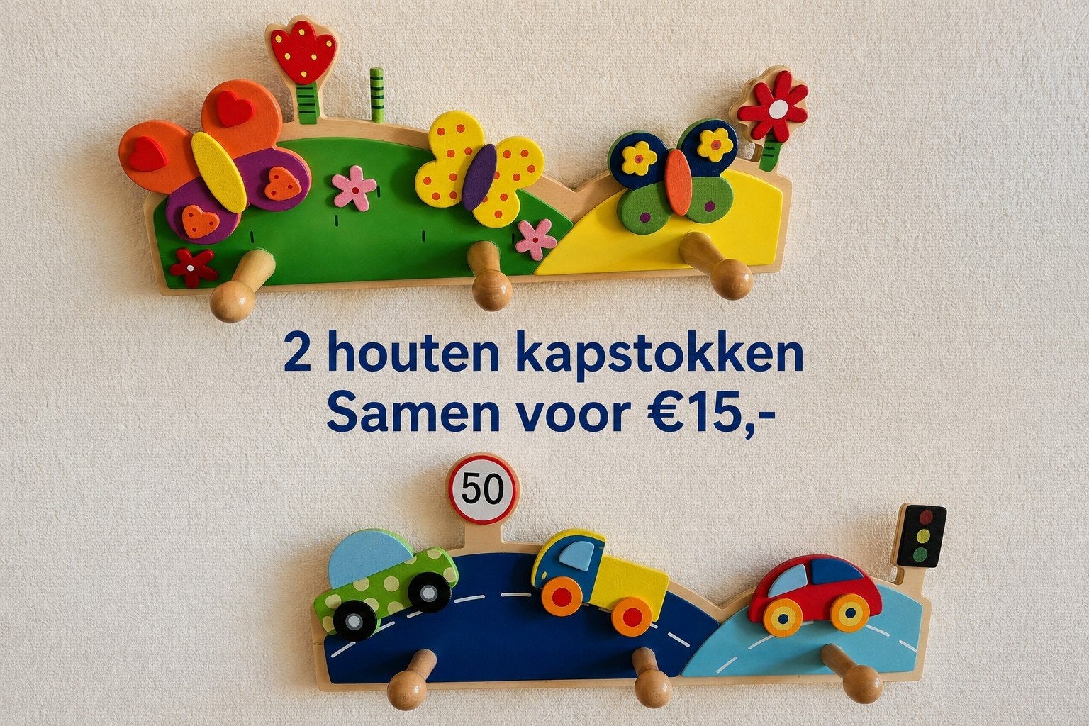 kinderkapstokken kapstok, Huis en Inrichting, Woonaccessoires | Kapstokken, Ophalen of Verzenden, Zo goed als nieuw, Minder dan 100 cm