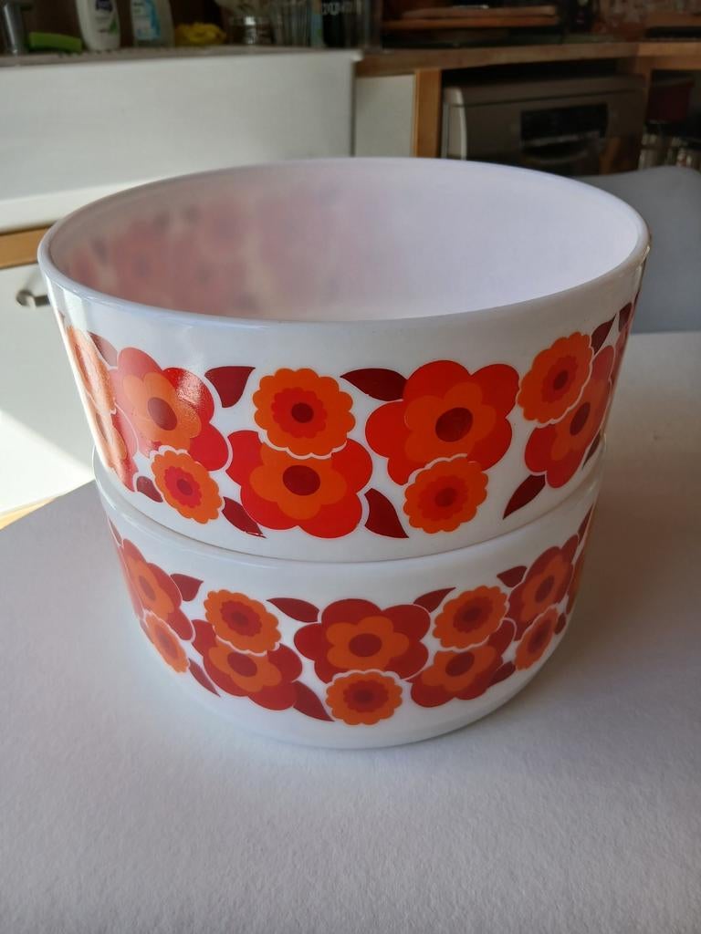Arcopal Lotus schalen 2 stuks vintage, Huis en Inrichting, Keuken | Servies, Ophalen of Verzenden