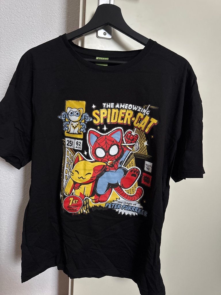 Spider-Man t-shirt, Zwart, Ophalen of Verzenden, Zo goed als nieuw, Köstebek