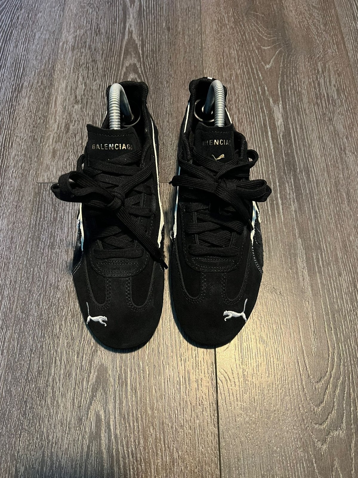 Balenciaga x Puma Speedcat sneakers maat 38, Kleding | Dames, Schoenen, Ophalen of Verzenden, Zo goed als nieuw, Zwart, Sneakers of Gympen