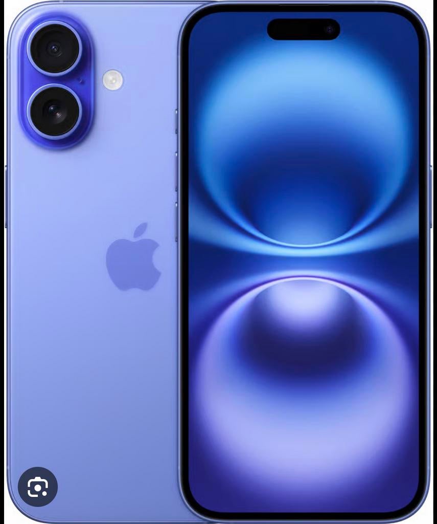 Te koop iphone 16 +apple watch, Telecommunicatie, Mobiele telefoons | Apple iPhone, 128 GB, Blauw, 88 %, IPhone 16