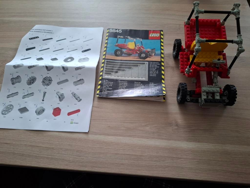 Lego 8845, Kinderen en Baby's, Speelgoed | Duplo en Lego, Ophalen of Verzenden, Gebruikt, Lego