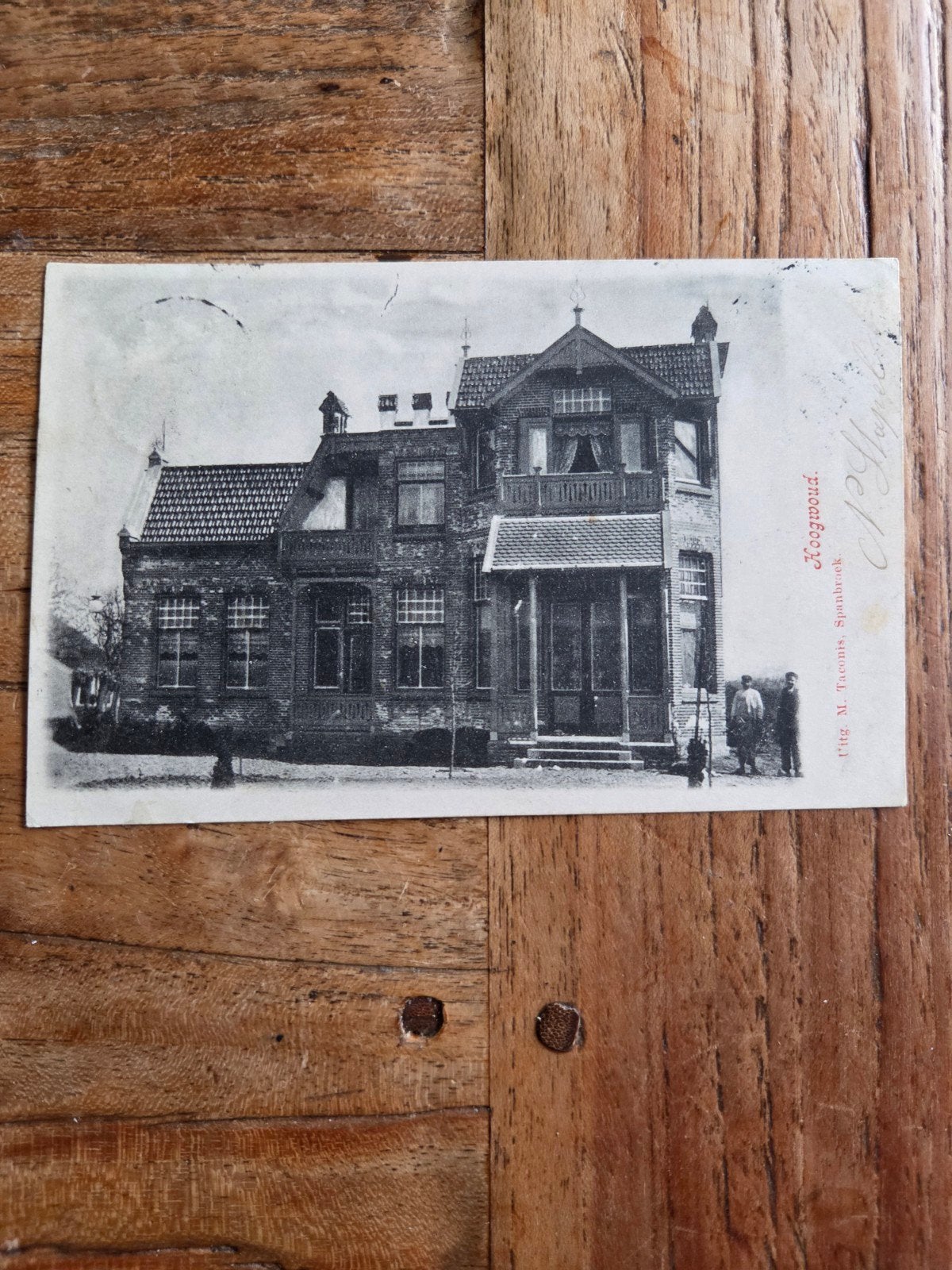 Hoogwoud zeer grote woning, Ophalen of Verzenden, Voor 1920, Gelopen, Noord-Holland