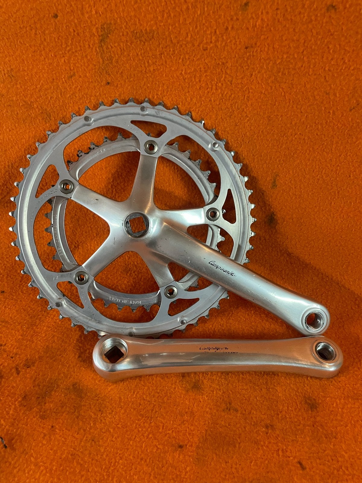 Campagnolo veloce 172.5 Crankstel 52/42 tb Racefiets, Verzenden, Gebruikt