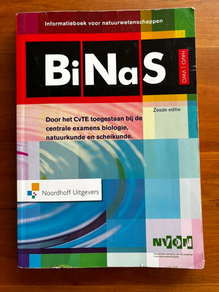 BiNaS - HAVO/VWO - 6e editie, Boeken, Schoolboeken, Ophalen, Zo goed als nieuw, HAVO, Biologie