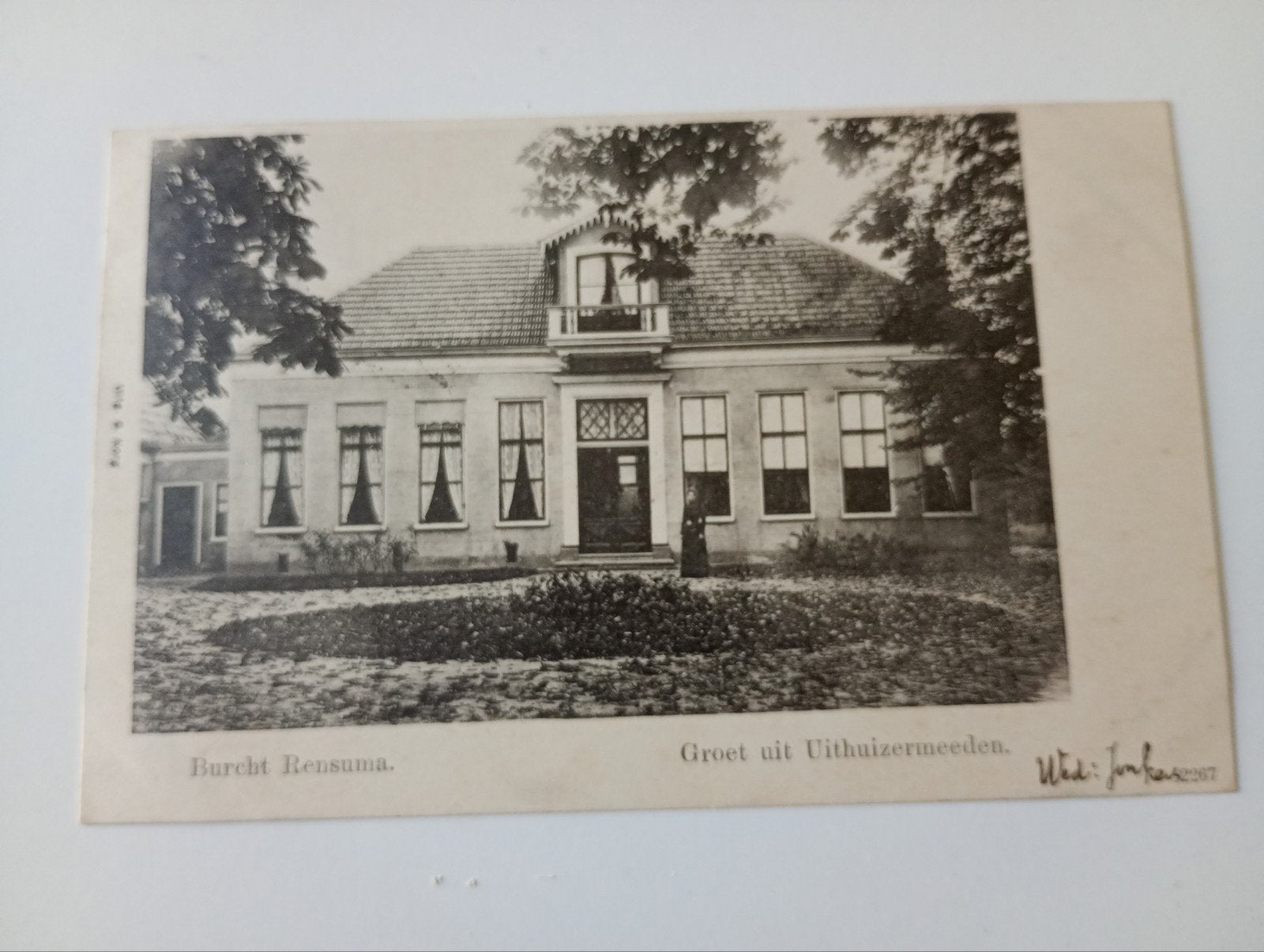 Uithuizermeeden Burcht Rensuma 1902, Ophalen of Verzenden, Voor 1920, Gelopen, Groningen