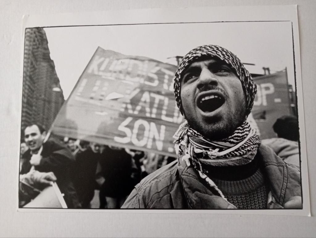 Geert van Kesteren Koerden Kurdistan demonstratie 1992, Ophalen of Verzenden, 1980 tot heden, Overige onderwerpen