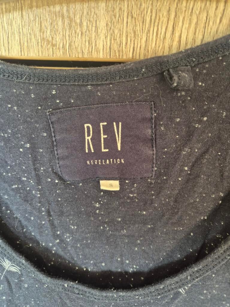 REV Revelation Heren Tanktop Maat S, Blauw, Ophalen of Verzenden, Maat 46 (S) of kleiner, Gedragen