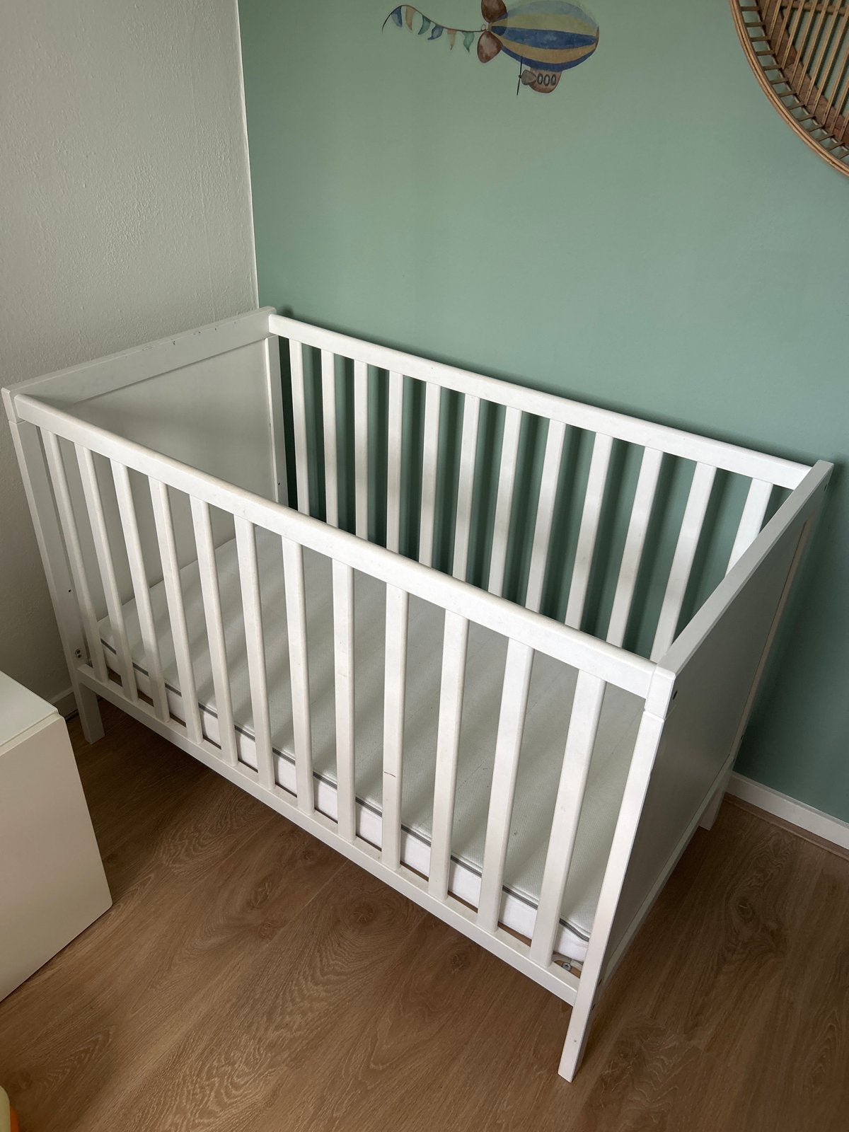 Wit Ledikant voor Babykamer, Ophalen, Gebruikt, Ledikant