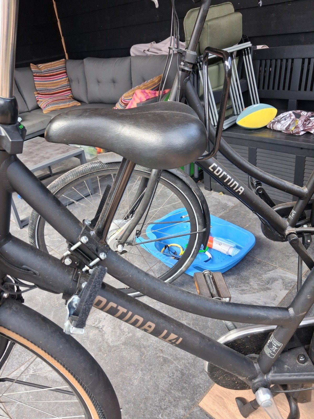 Stangzadel, Fietsen en Brommers, Ophalen, Zo goed als nieuw, 14 inch of minder