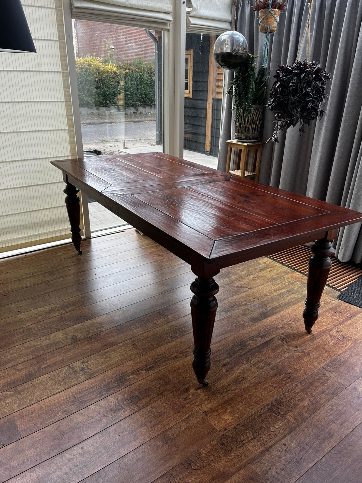 Klassieke kersenhouten eettafel 210x100 - uitschuifbaar, Ophalen