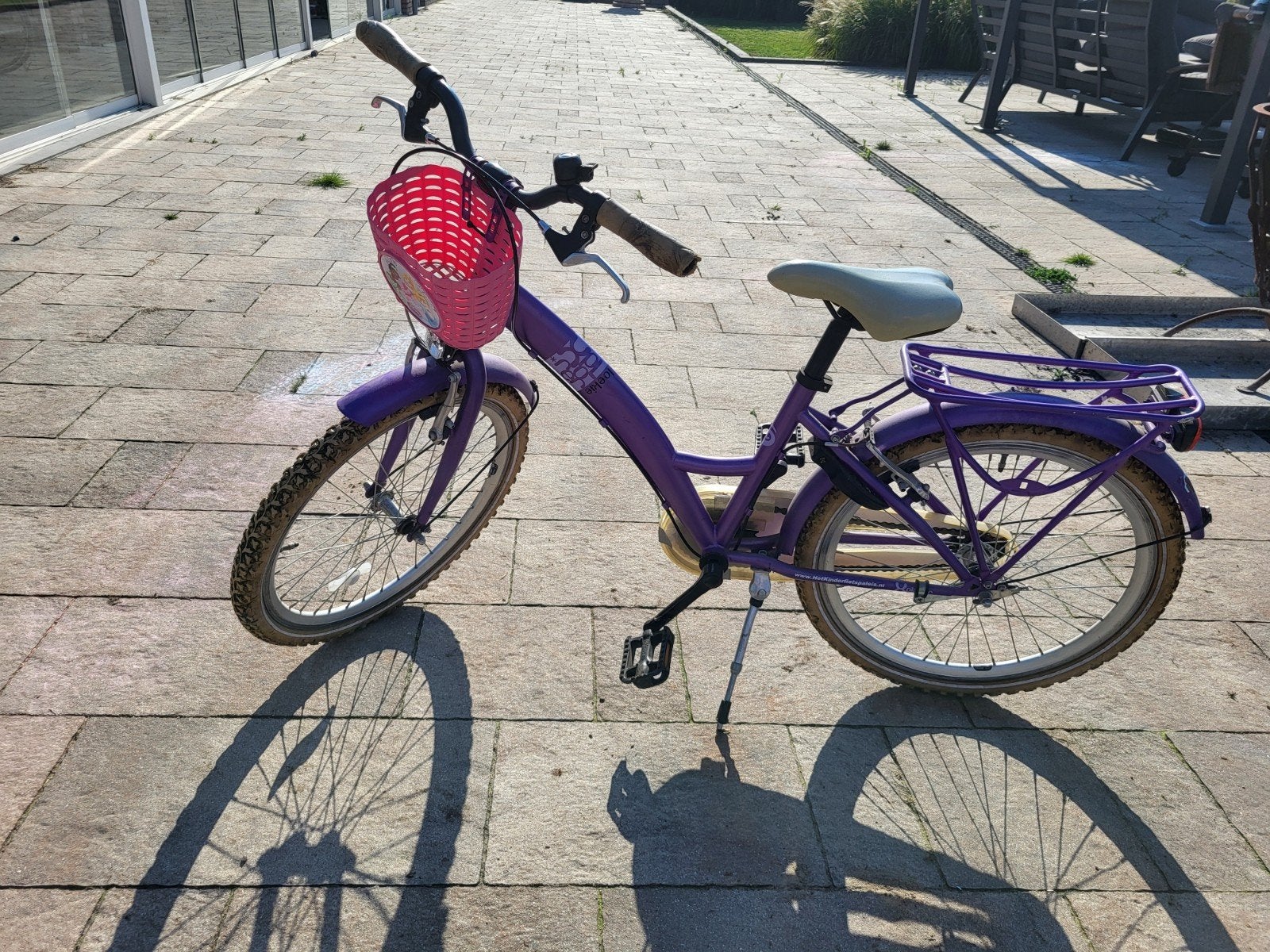 loekie meisjes fiets 22 inch, Ophalen, Gebruikt, Loekie Explorer