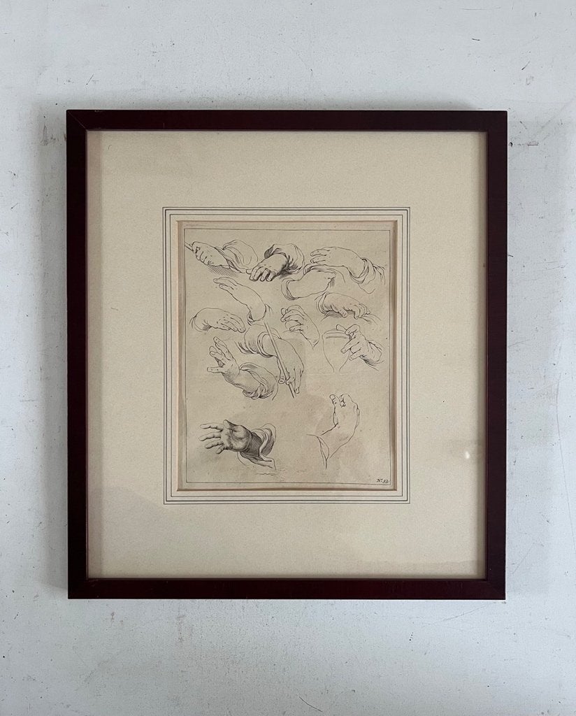 Study Tekening, Antiek en Kunst, Kunst | Tekeningen en Foto's, Ophalen of Verzenden, Tekening, Overige technieken