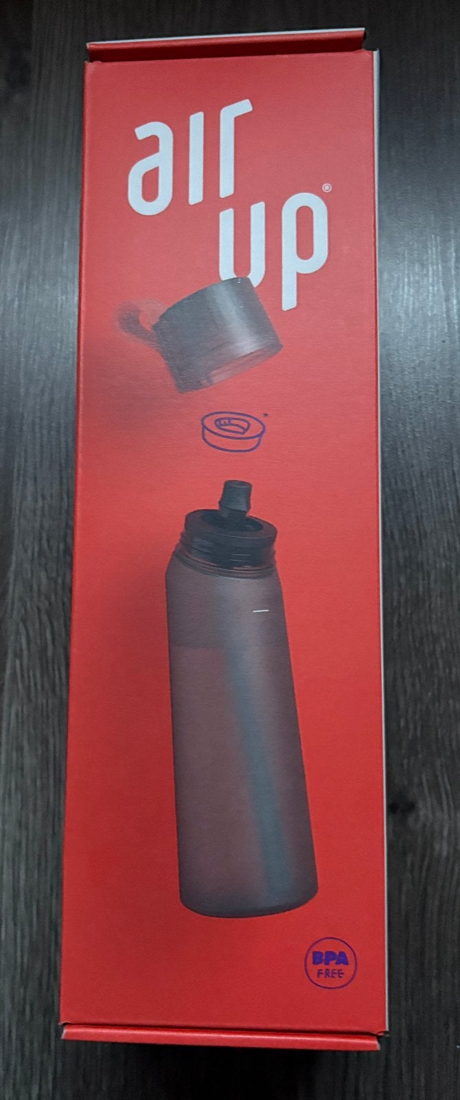 Air-up fles - nieuw in doos - grijs, Sport en Fitness, Bidons, Ophalen of Verzenden, Nieuw