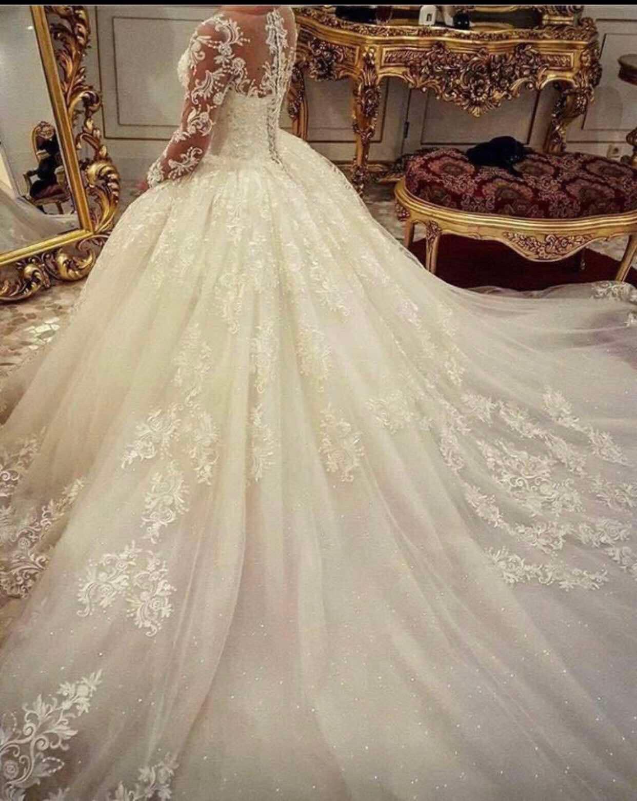 trouwjurk mermaid ballroom A line, Ophalen of Verzenden, Zo goed als nieuw, Wit, Trouwjurk