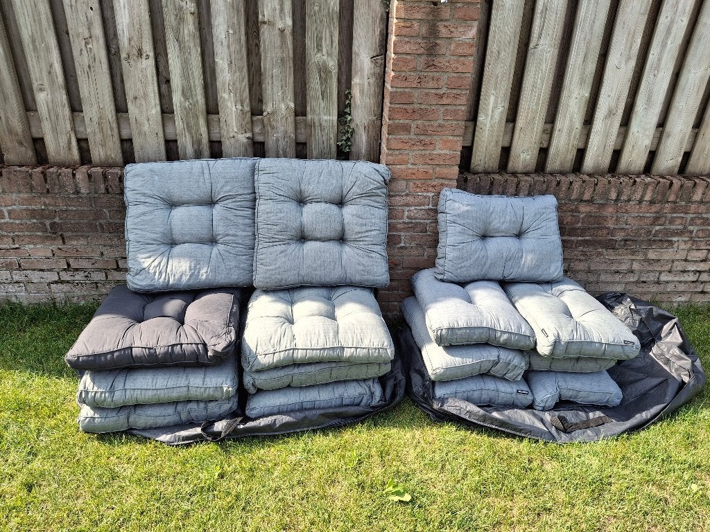 loungebank kussens, Ophalen, Overige materialen, Zo goed als nieuw, Loungeset