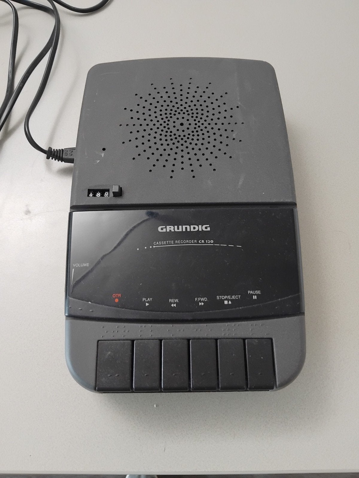 Grundig cr120 cassettespeler, Ophalen of Verzenden, Overige merken