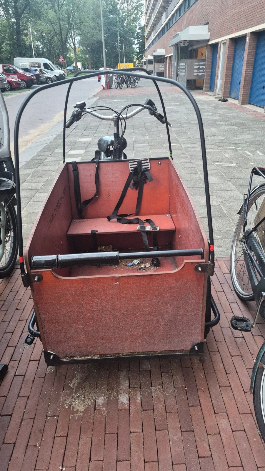Babboe bakfiets, Ophalen, Gebruikt, 4 kinderen of meer, Elektrisch
