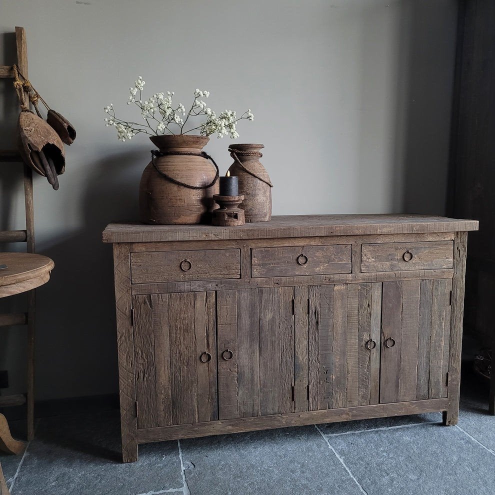 Dressoir driftwood landelijk sober stoer Jober Wonen, Ophalen, 25 tot 50 cm