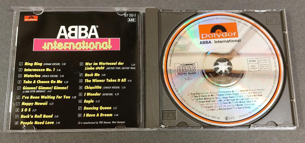 ABBA International CD Origineel 1988, Verzenden, Zo goed als nieuw