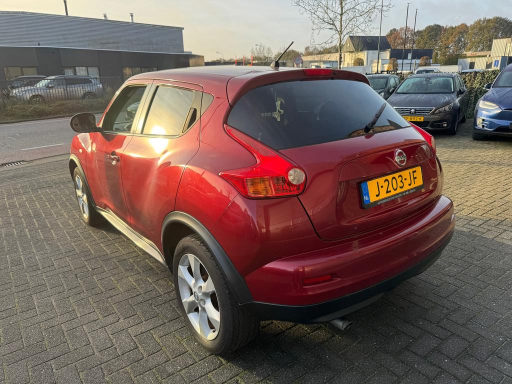 Nissan Juke 1.6 Acenta AUTOMAAT AIRCO CRUISE GOED ONDERHOUDE, Auto's, Nissan, Euro 5, 4 cilinders, 49 €/maand, SUV of Terreinwagen