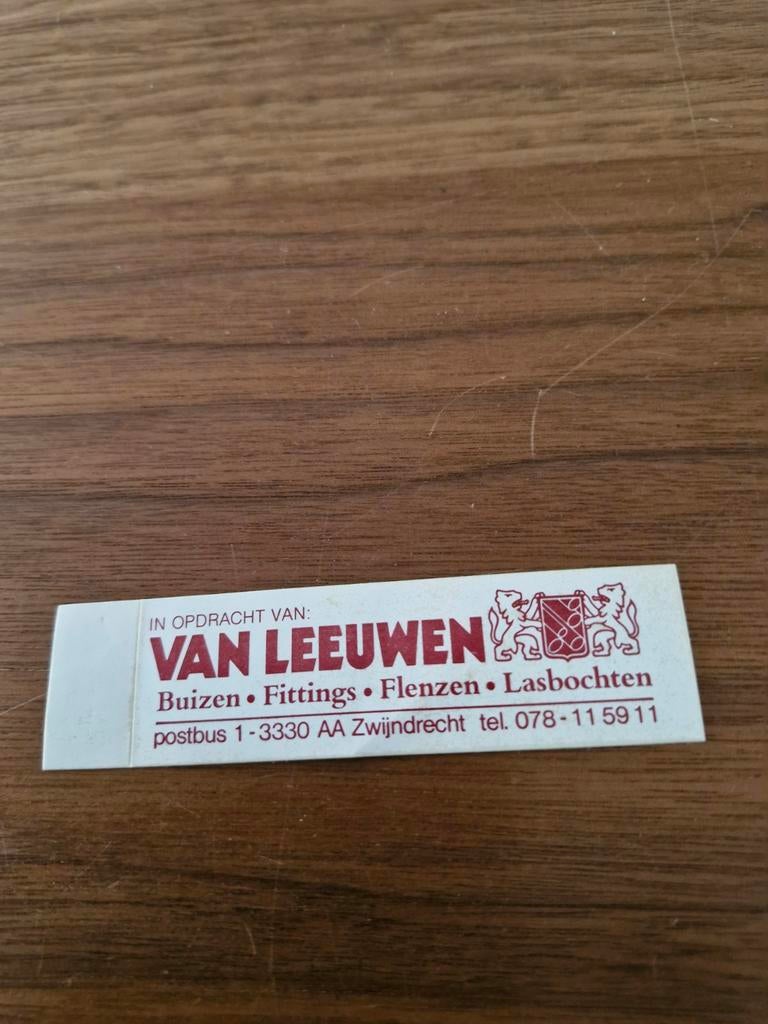 7190 Stick Van Leeuwen Buizen, Fittings, Flenzen, Lasbochten, Ophalen of Verzenden