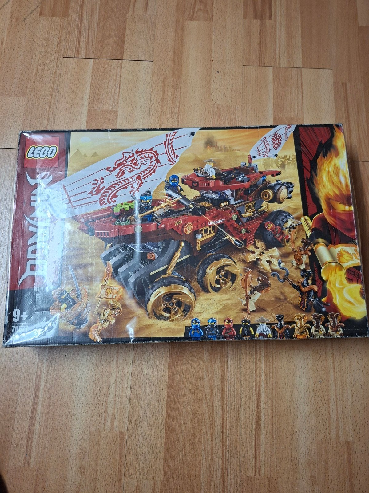 ninjago groot schipwagen set compleet met popjes boekenjes, Ophalen of Verzenden