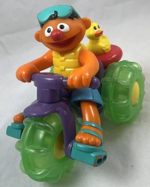Fisher-Price Sesamstraat Ernie Splashin' Fun Trike figuur, Coolsingel 104, 3011 AG Rotterdam, Netherlands, Verzenden, Zo goed als nieuw
